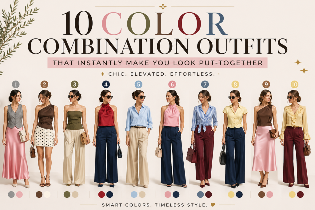 10 Color Combination Outfits That Instantly Make You Look Put-Together (Even on Lazy Days)