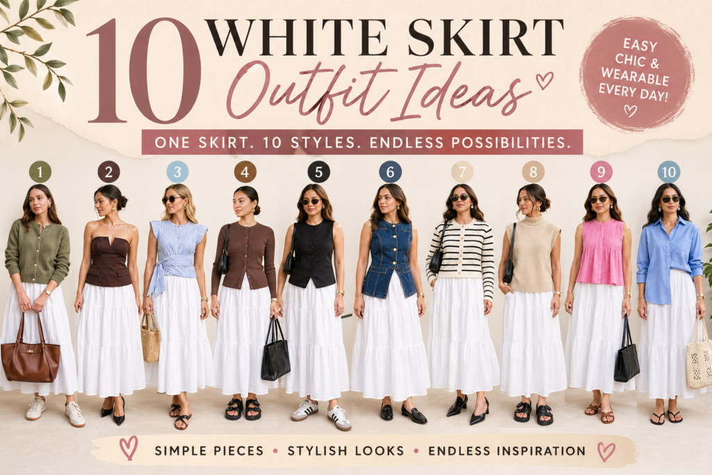 I Wore The Same White Skirt 10 Different Ways… And Honestly, I’m Not Going Back to Jeans